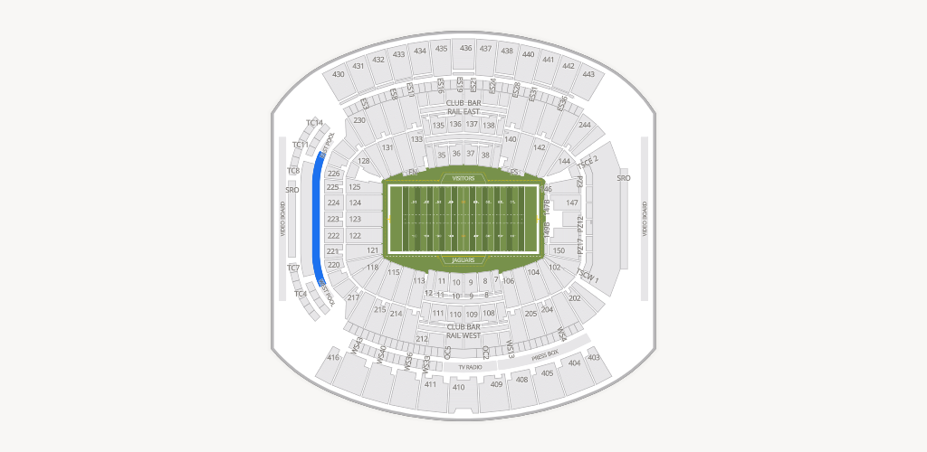 EverBank Stadium Seating Chart