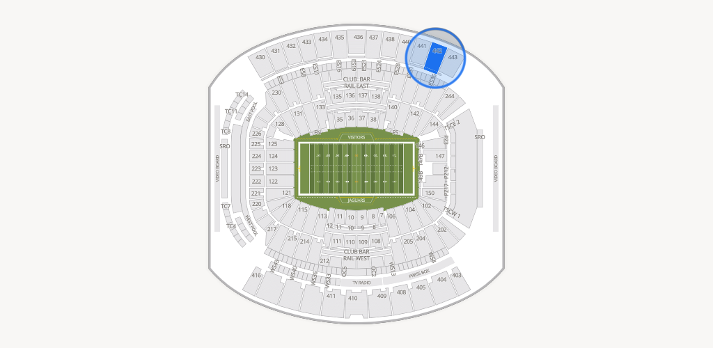 EverBank Stadium Seating Chart