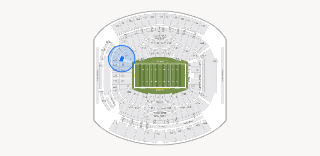 EverBank Stadium Seating Chart