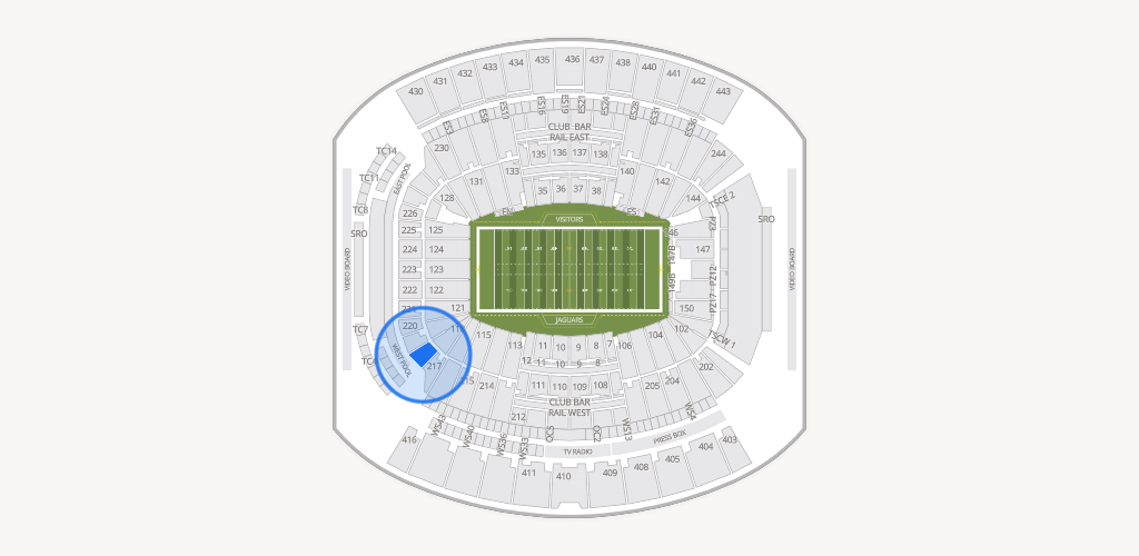 EverBank Stadium Seating Chart
