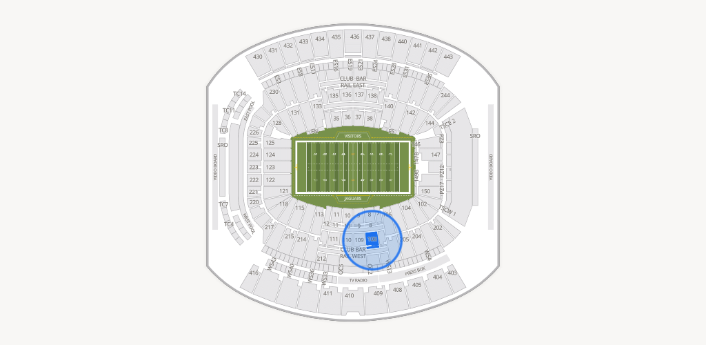 EverBank Stadium Seating Chart