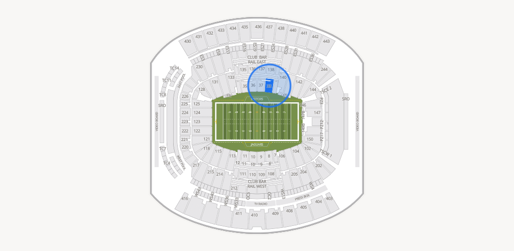 EverBank Stadium Seating Chart