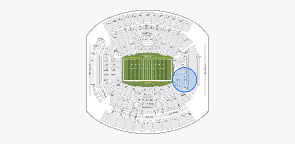 EverBank Stadium Seating Chart