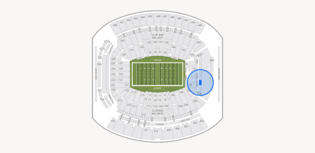 EverBank Stadium Seating Chart