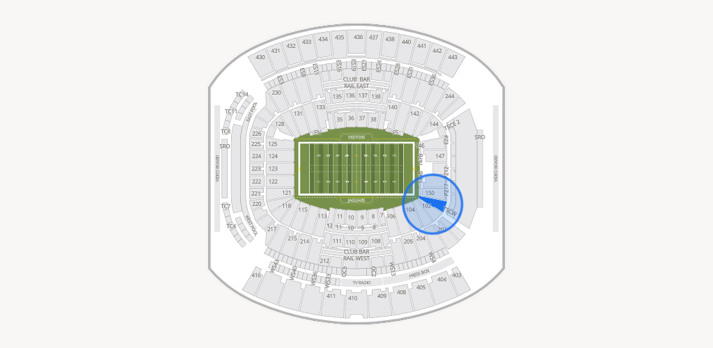 EverBank Stadium Seating Chart