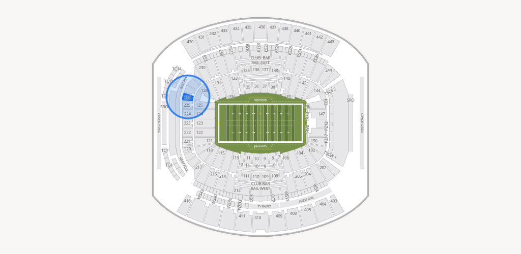 EverBank Stadium Seating Chart