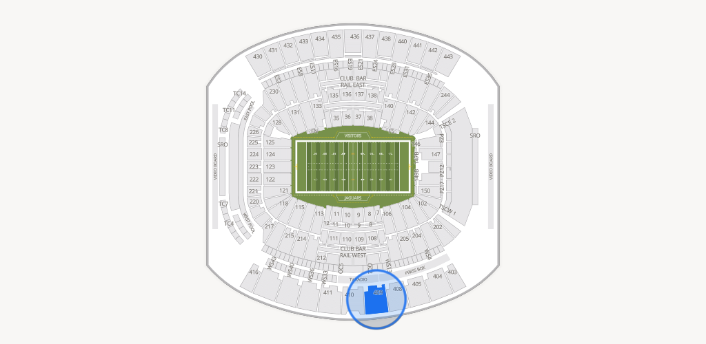 EverBank Stadium Seating Chart