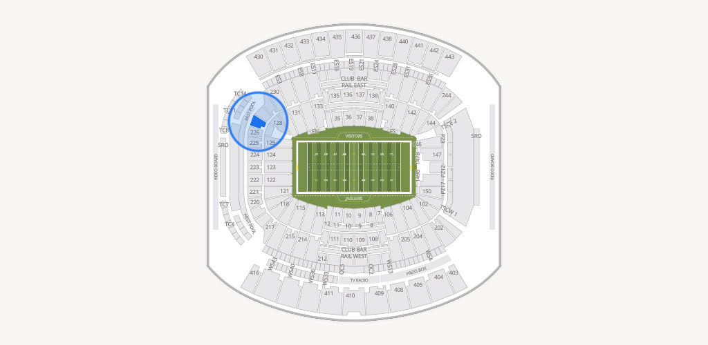 EverBank Stadium Seating Chart