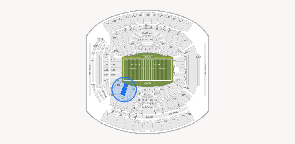 EverBank Stadium Seating Chart