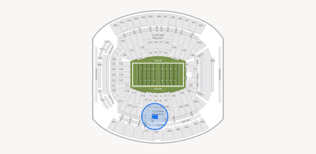 EverBank Stadium Seating Chart
