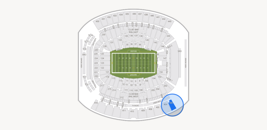 EverBank Stadium Seating Chart