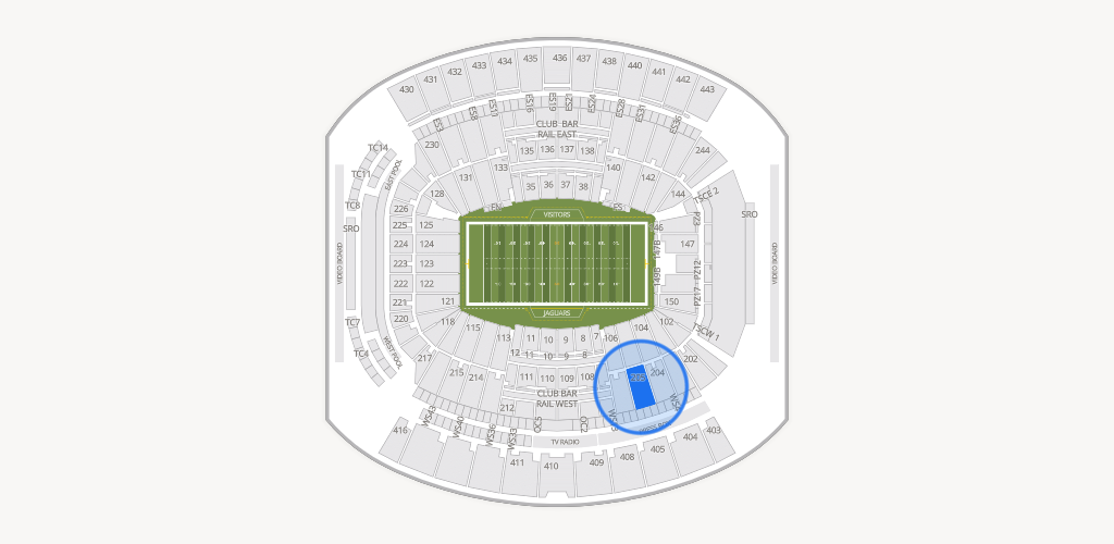 EverBank Stadium Seating Chart