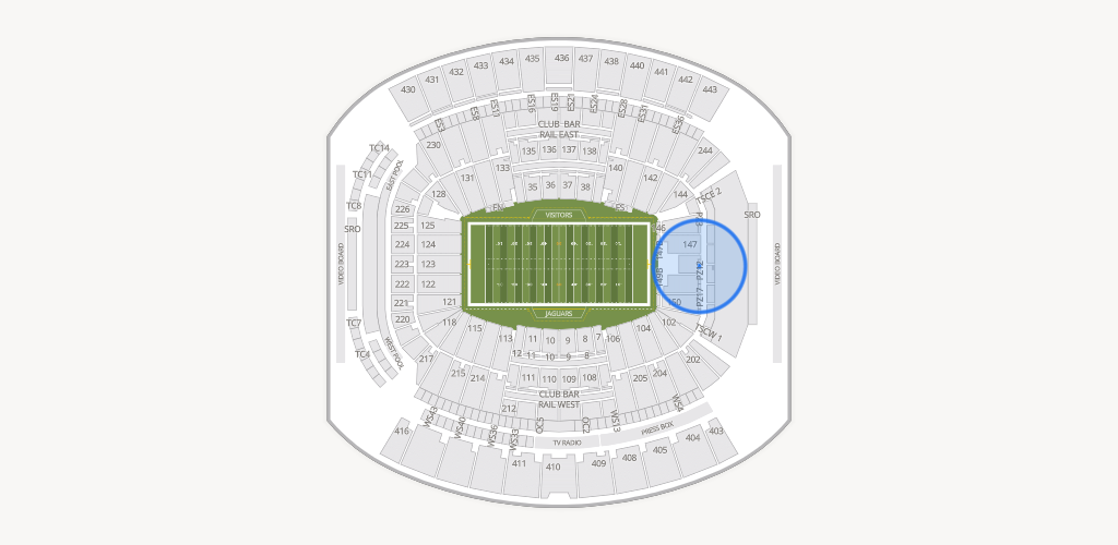 EverBank Stadium Seating Chart