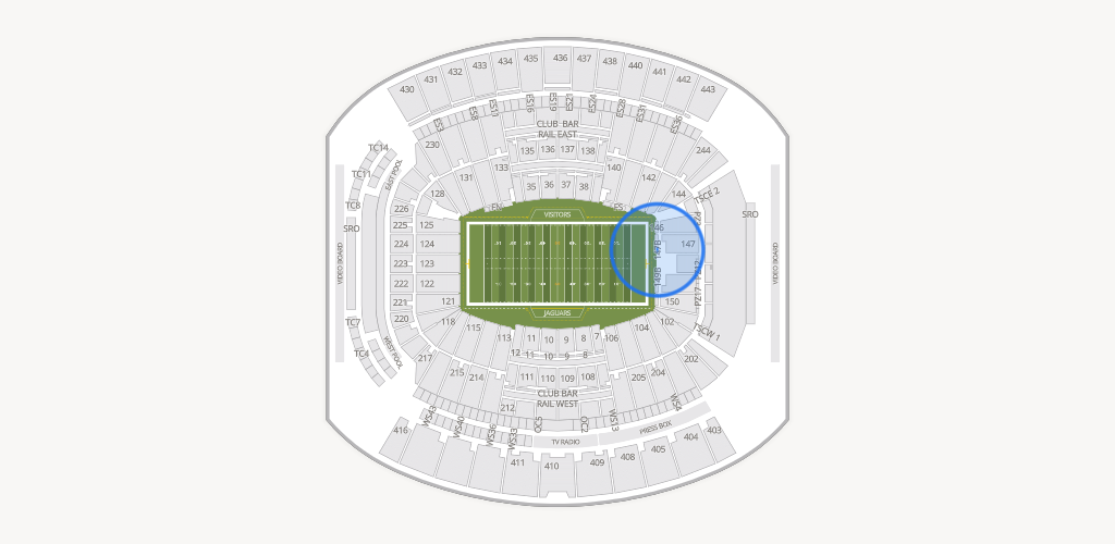 EverBank Stadium Seating Chart