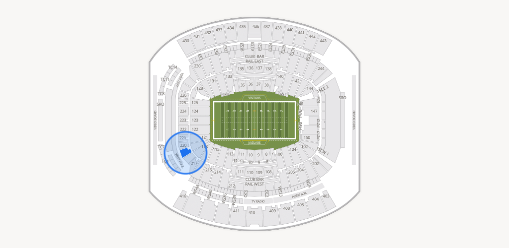 EverBank Stadium Seating Chart
