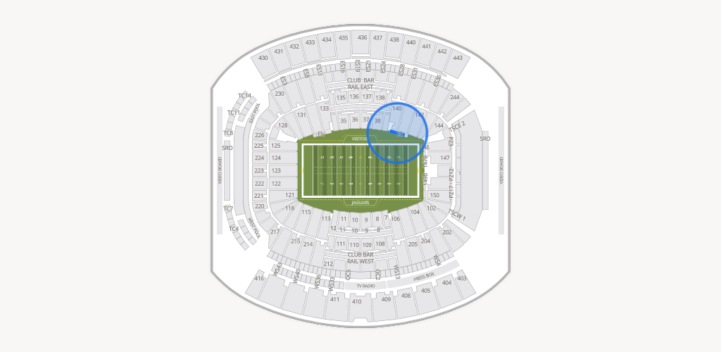 EverBank Stadium Seating Chart