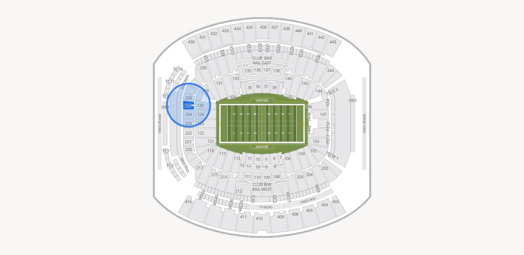 EverBank Stadium Seating Chart