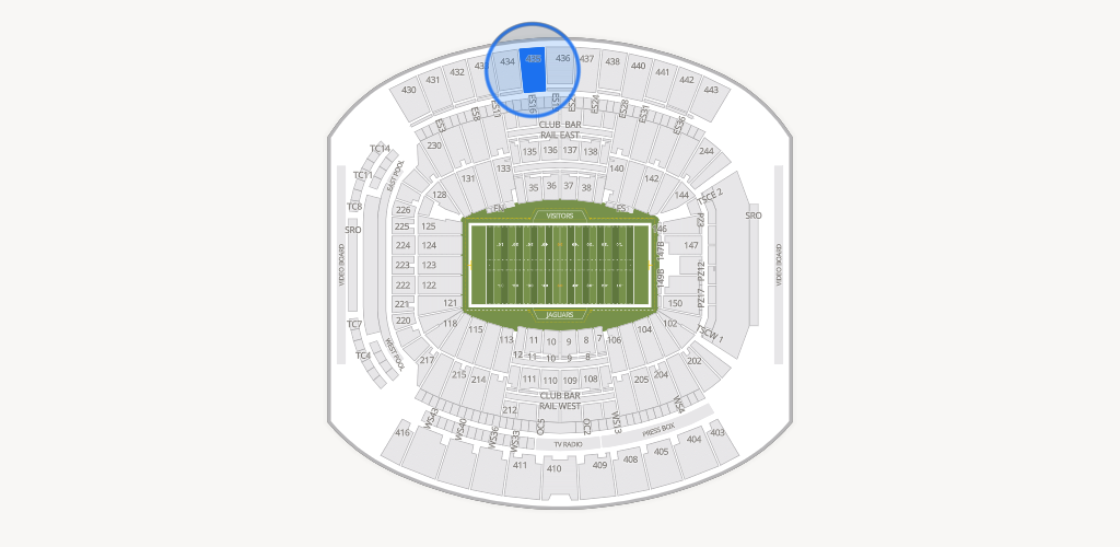 EverBank Stadium Seating Chart