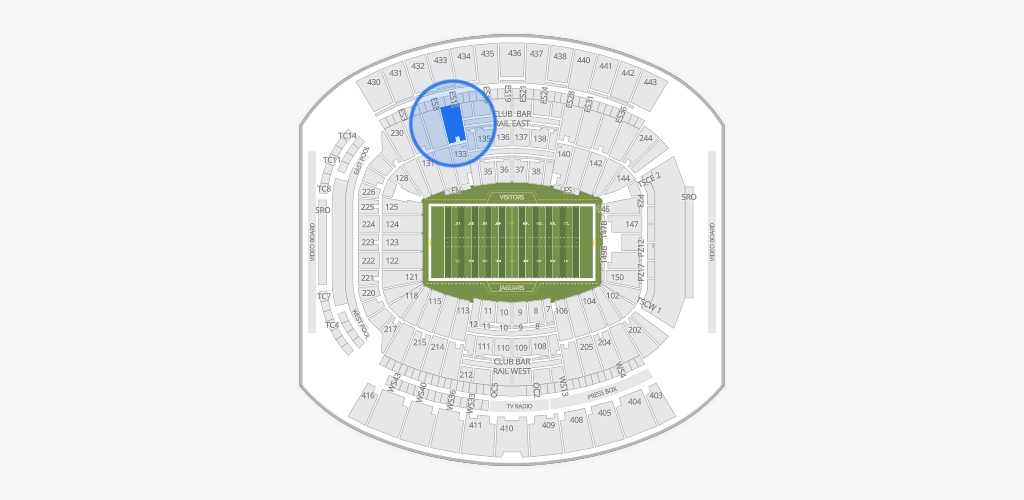 EverBank Stadium Seating Chart