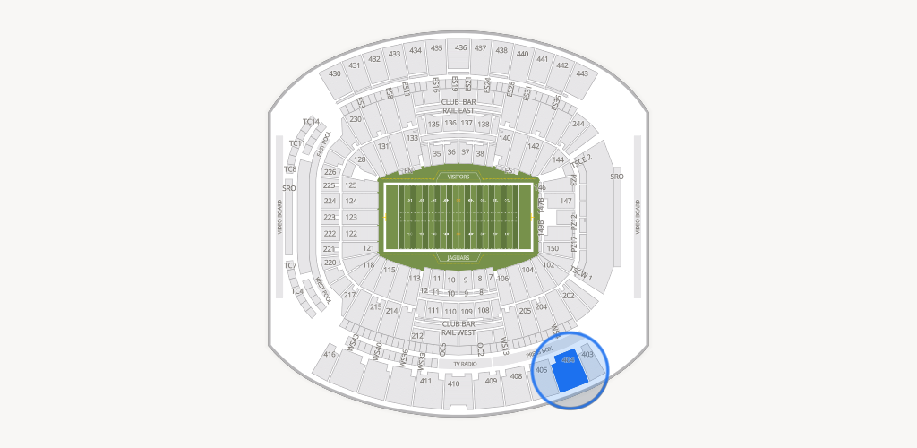 EverBank Stadium Seating Chart