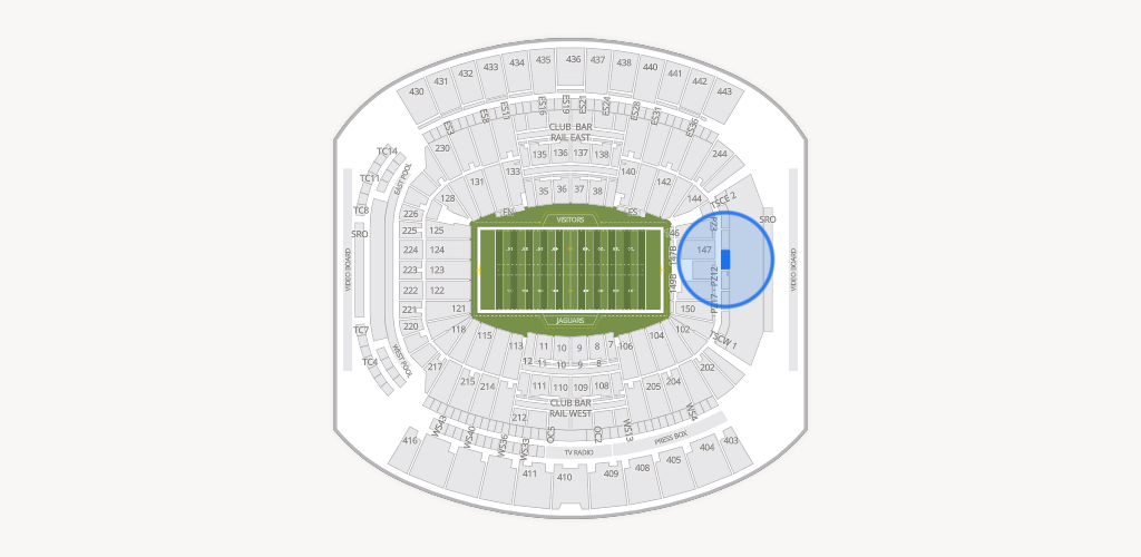 EverBank Stadium Seating Chart