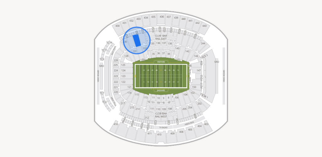 EverBank Stadium Seating Chart