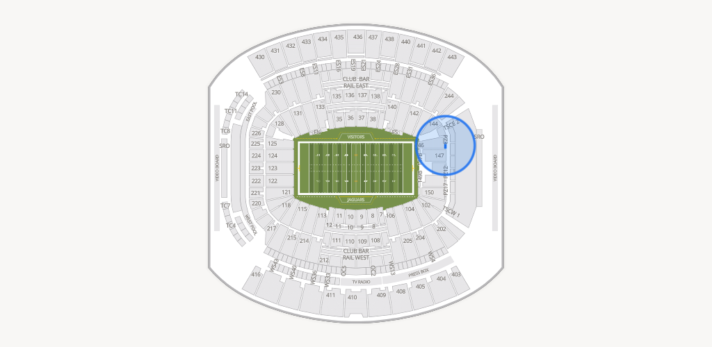 EverBank Stadium Seating Chart