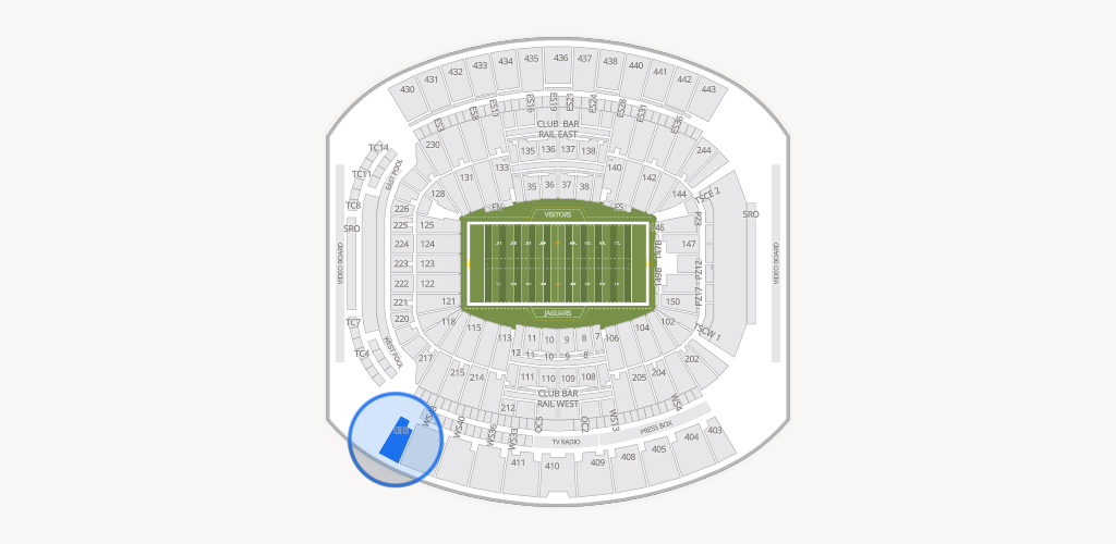 EverBank Stadium Seating Chart