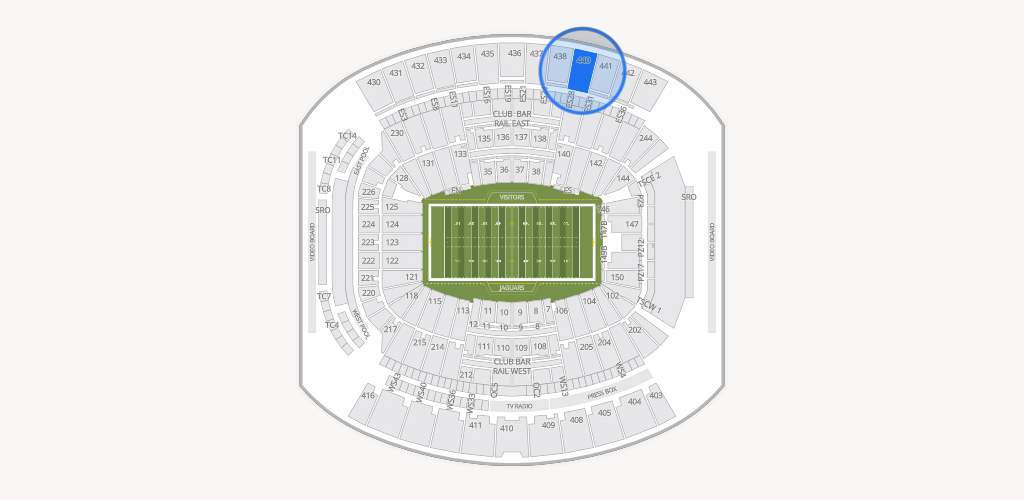 EverBank Stadium Seating Chart