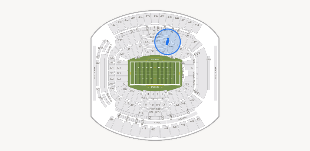 EverBank Stadium Seating Chart