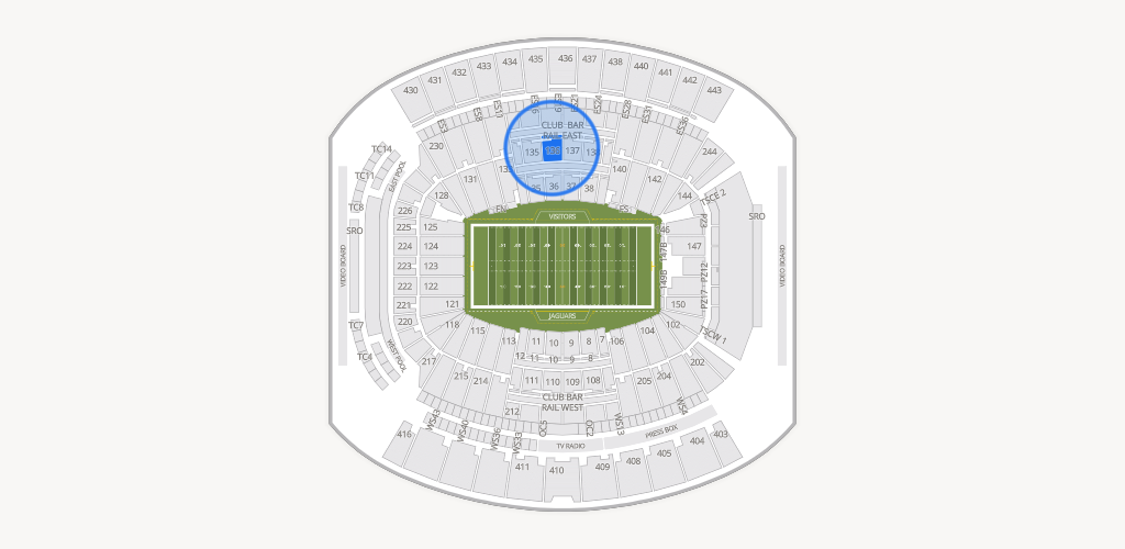 EverBank Stadium Seating Chart