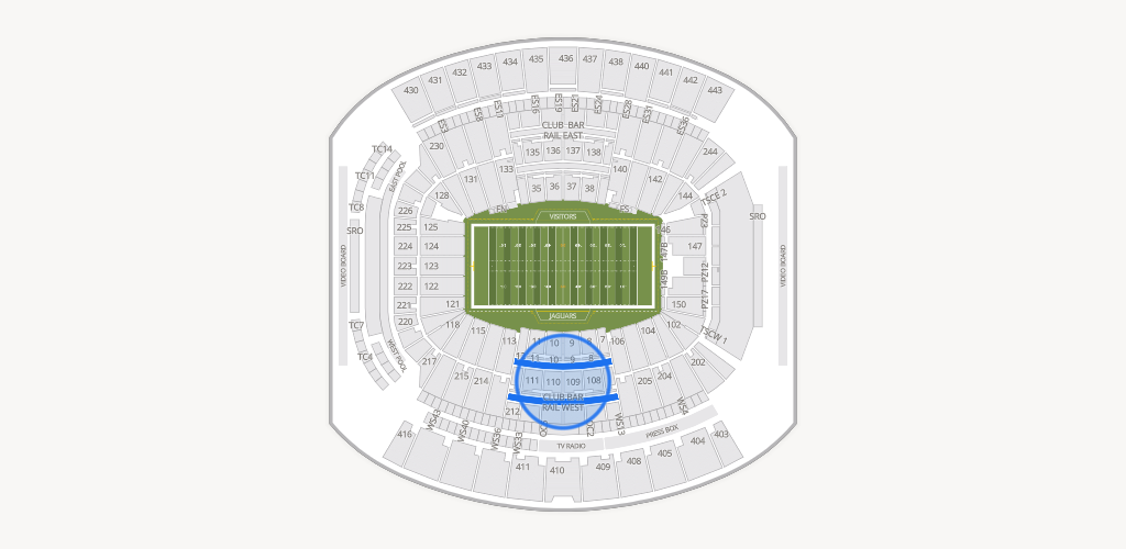 EverBank Stadium Seating Chart