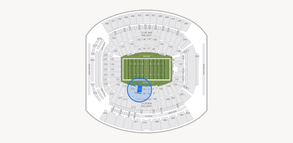 EverBank Stadium Seating Chart