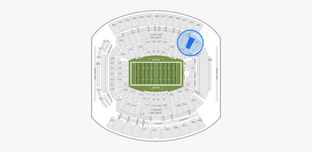 EverBank Stadium Seating Chart