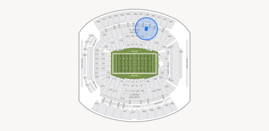 EverBank Stadium Seating Chart