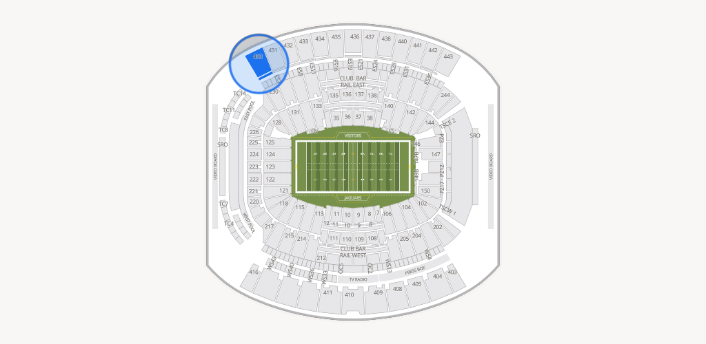 EverBank Stadium Seating Chart