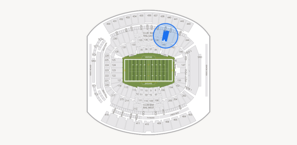 EverBank Stadium Seating Chart