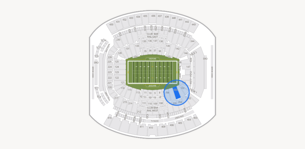 EverBank Stadium Seating Chart