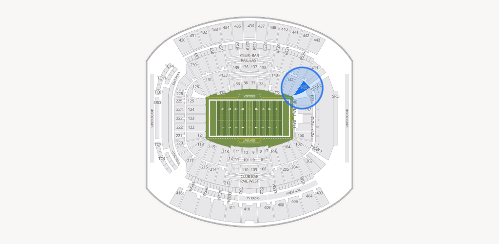 EverBank Stadium Seating Chart