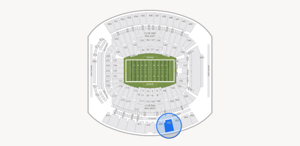 EverBank Stadium Seating Chart
