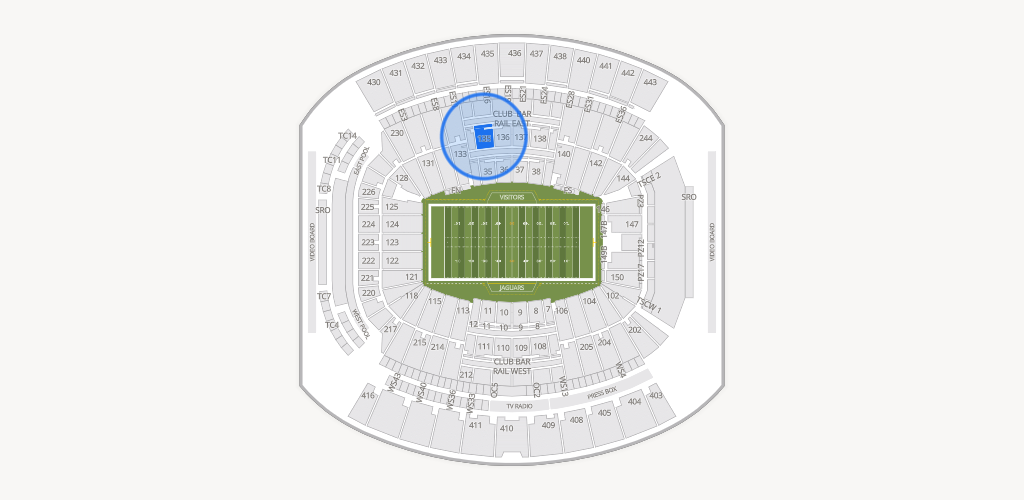EverBank Stadium Seating Chart