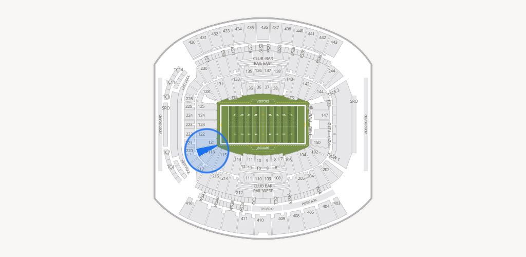 EverBank Stadium Seating Chart