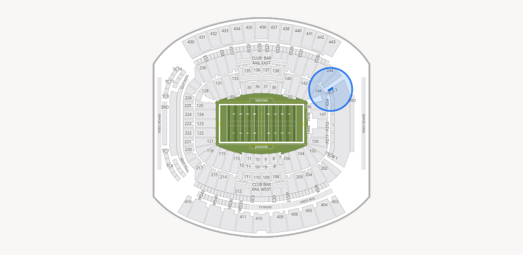 EverBank Stadium Seating Chart