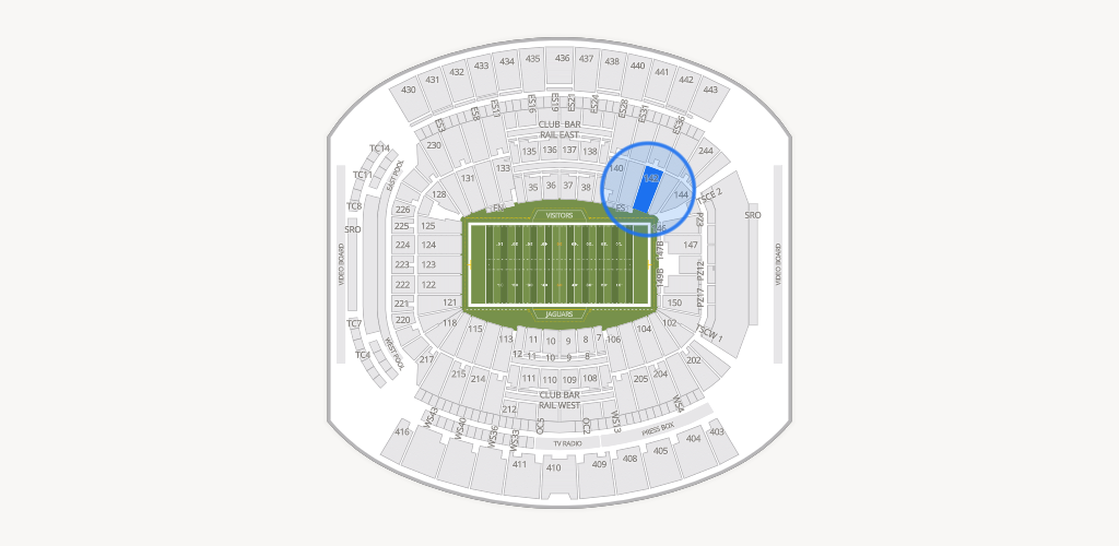 EverBank Stadium Seating Chart