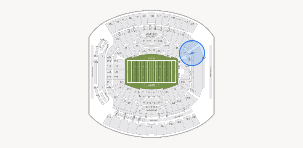 EverBank Stadium Seating Chart