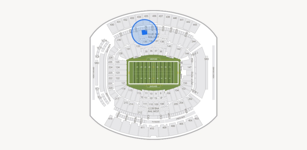 EverBank Stadium Seating Chart