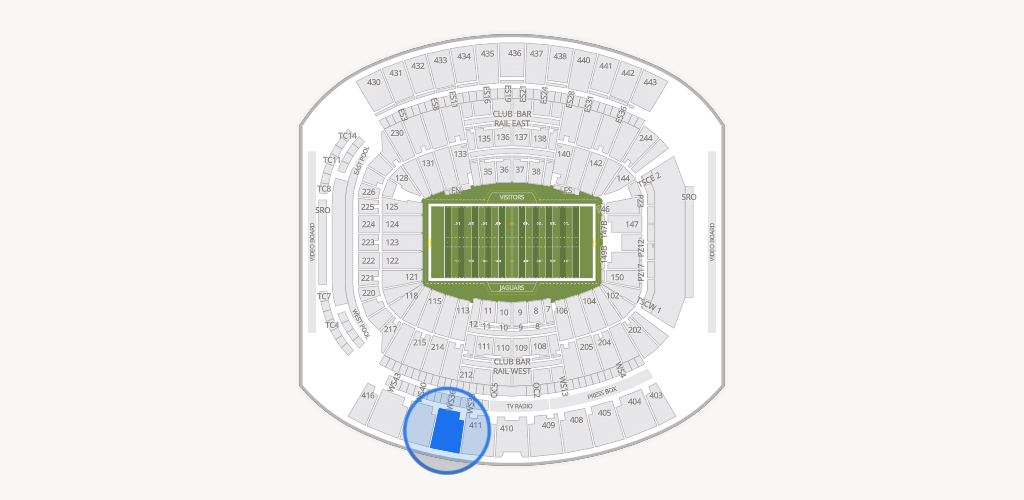 EverBank Stadium Seating Chart