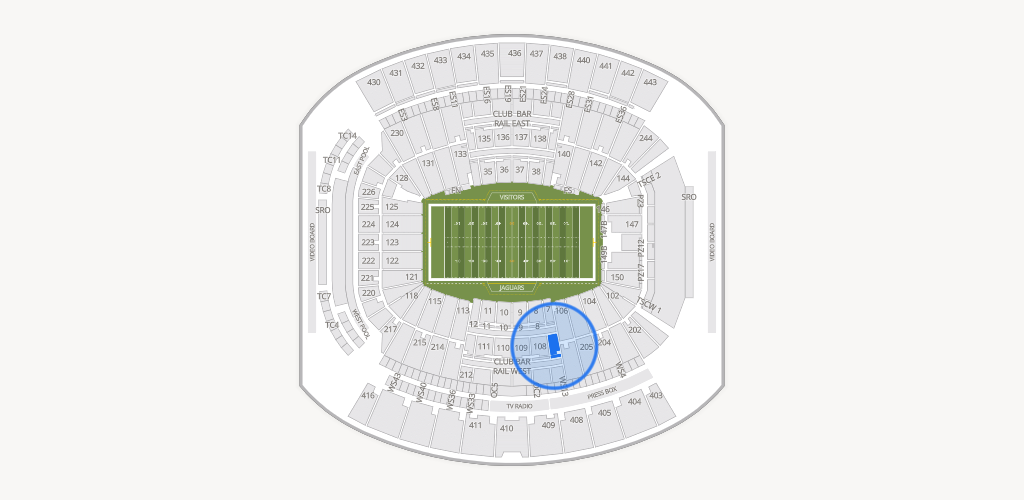 EverBank Stadium Seating Chart