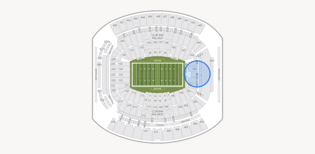 EverBank Stadium Seating Chart