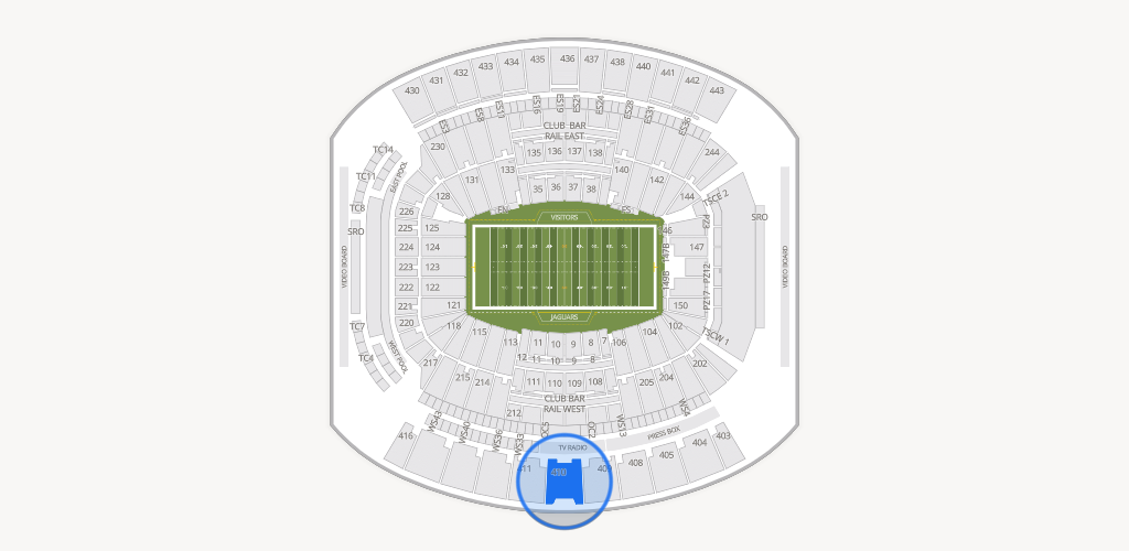 EverBank Stadium Seating Chart